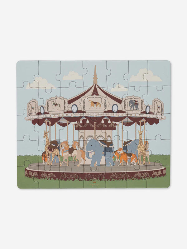 Konges Sløjd Kids 35 Piece Carousel Puzzle in Multicolour