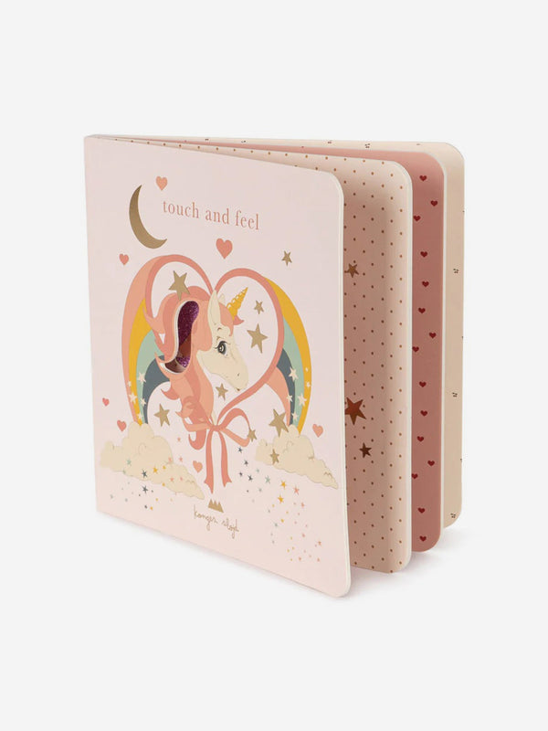 Konges Sløjd Baby Unicorn Touch and Feel Book in Multicolour