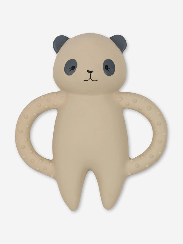 Konges Sløjd Baby Panda Teeth Soother in Beige (11.7cm)