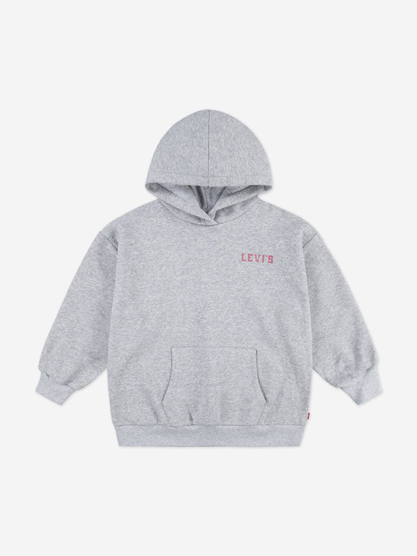 Girls Collegiate Hoodie in Grey