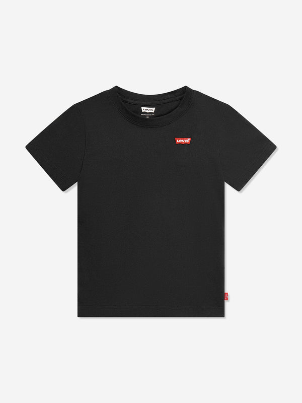 Levi's Boys Batwing Chest Logo T-Shirt in Black