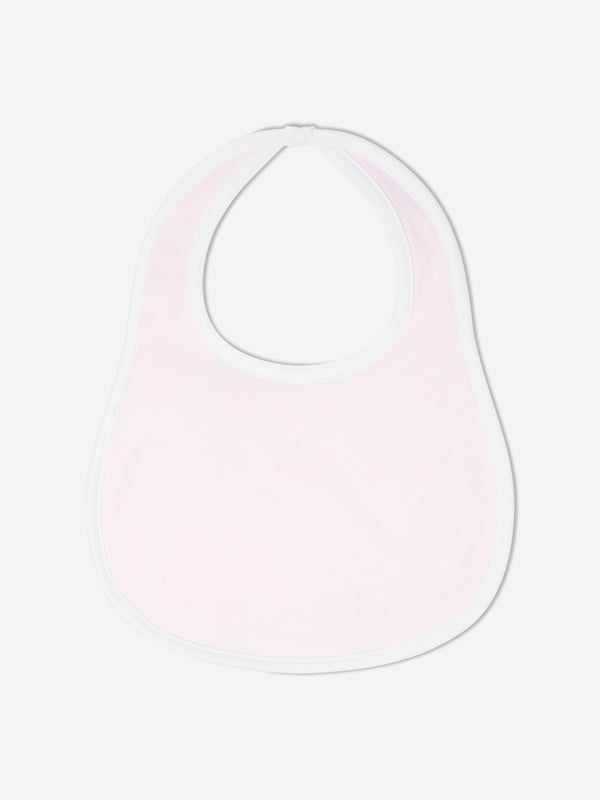 Magnolia Baby Baby Girls Pima Cotton Bib in Pink