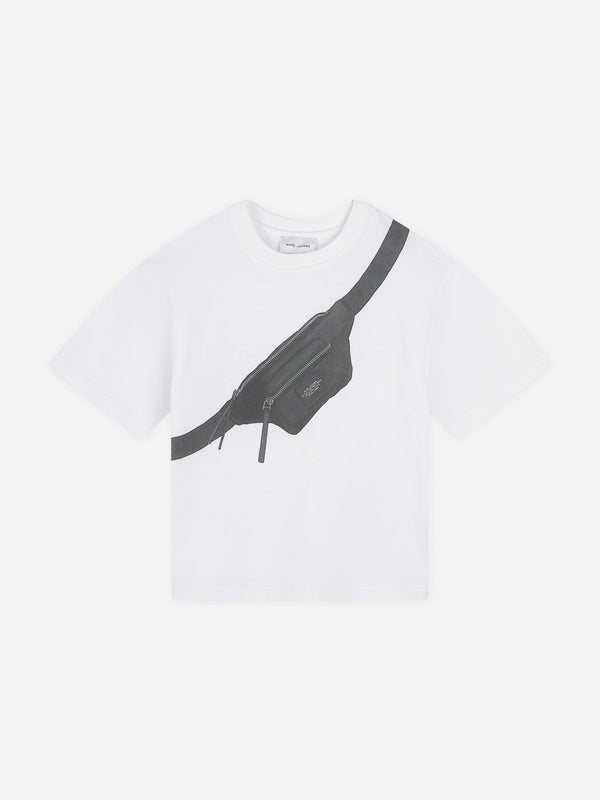 MARC JACOBS Kids Belt Bag Print T-Shirt in White