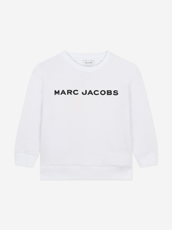 MARC JACOBS Kids Logo Sweatshirt in White