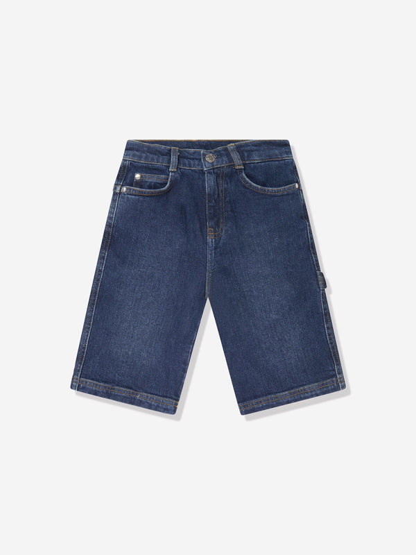 MARC JACOBS Boys Denim Bermuda Shorts in Blue