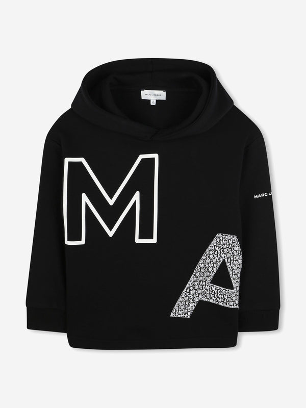 Boys Logo Hoodie in Black