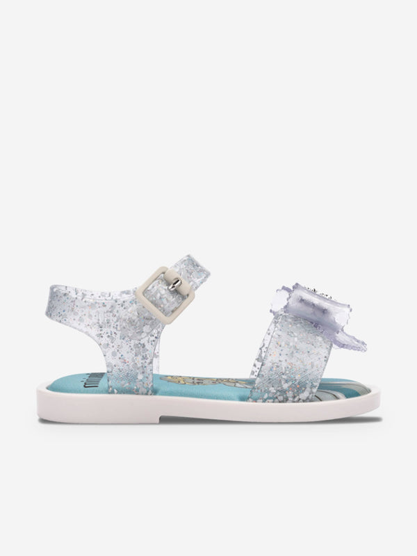 Girls Mar + Disney Princess sandals in White