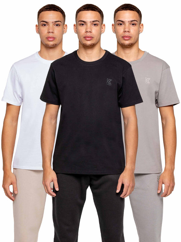 Walcott Logo Print 3 Pack T-Shirts