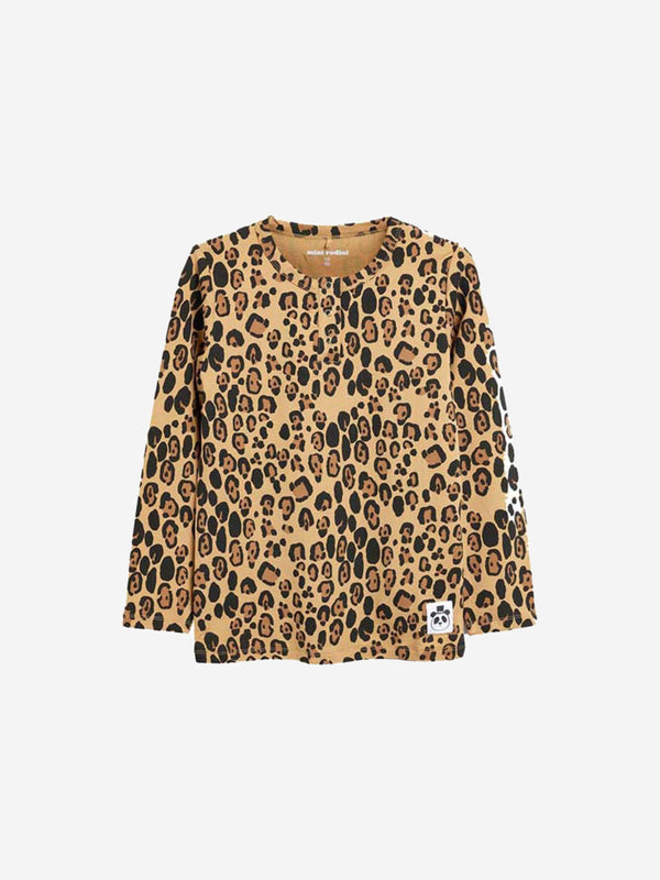 Mini Rodini Boys T-Shirt - Leopard Print T-Shirt