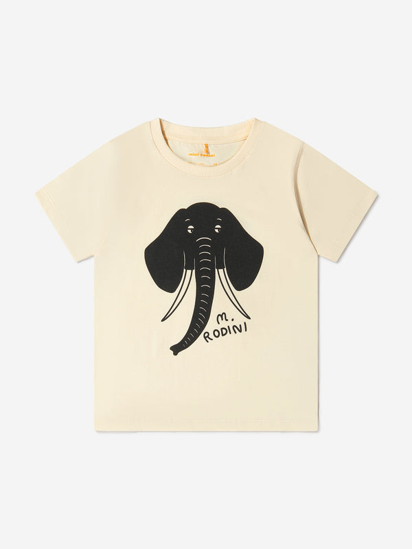 Mini Rodini Unisex Organic Cotton Elephant T-Shirt