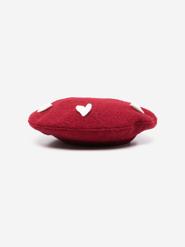 Monnalisa Baby Girls Wool Beret in Red