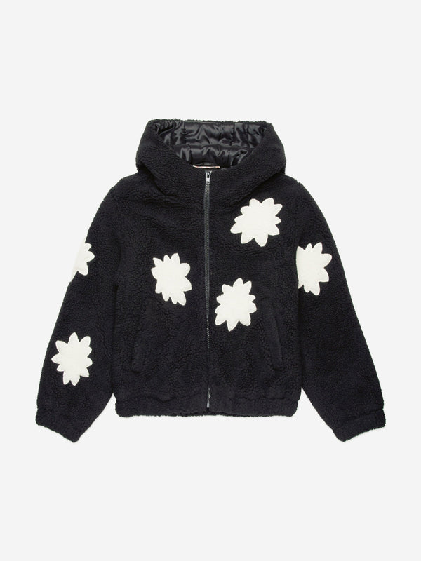 MARNI Girls Zip Up Jacket in Black