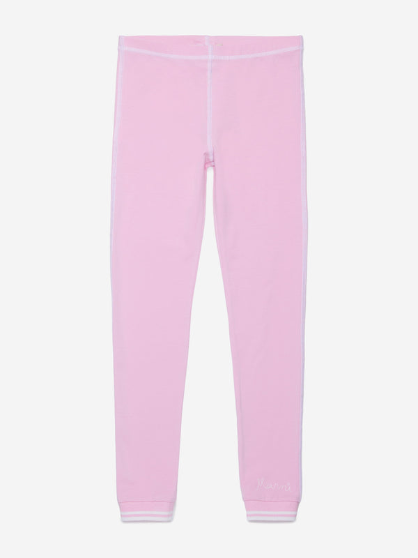 MARNI Girls Cotton Trousers in Pink