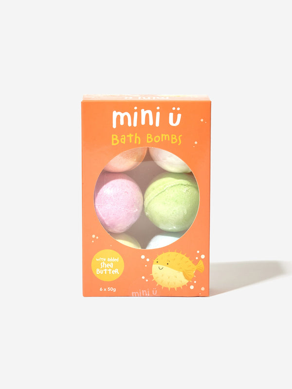 Mini U Kids Bath Bombs (6 Pack) in Multicolour