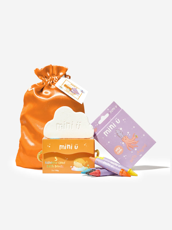 Mini U Kids Crayons and Cloud Gift Set in Multicolour