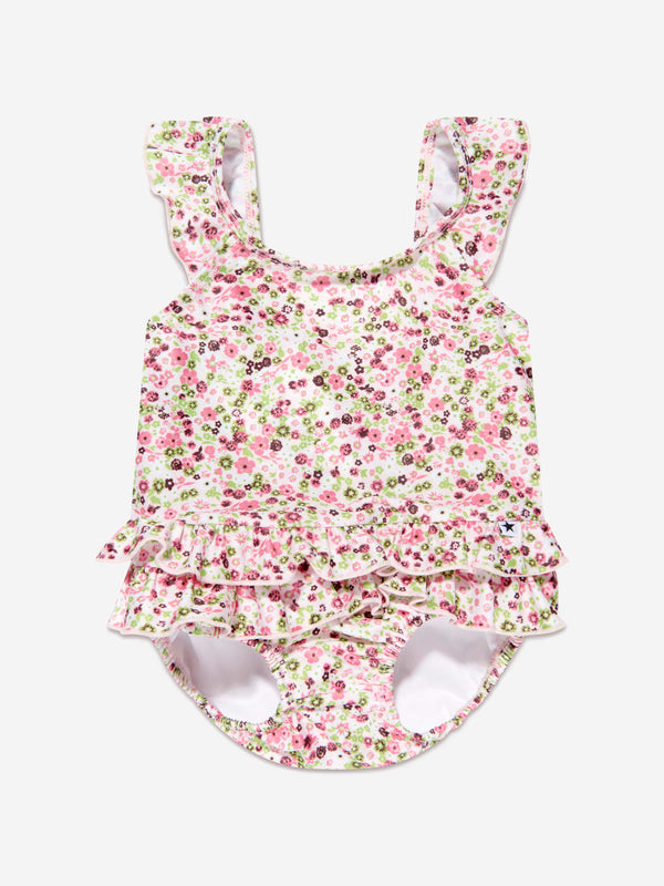 Molo Girls Meadow Print Nalani Swimsuit in Multicolour