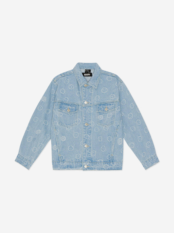 Molo Kids Denim Jacket in Blue