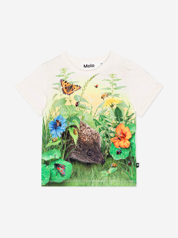 Molo Baby Hedgehog T-Shirt in Multicolour