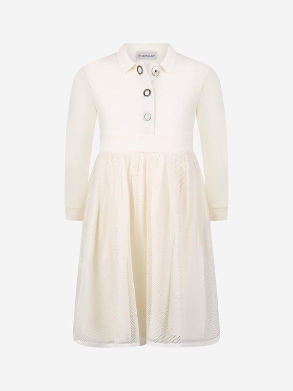 Moncler Girls Cotton Jersey Dress