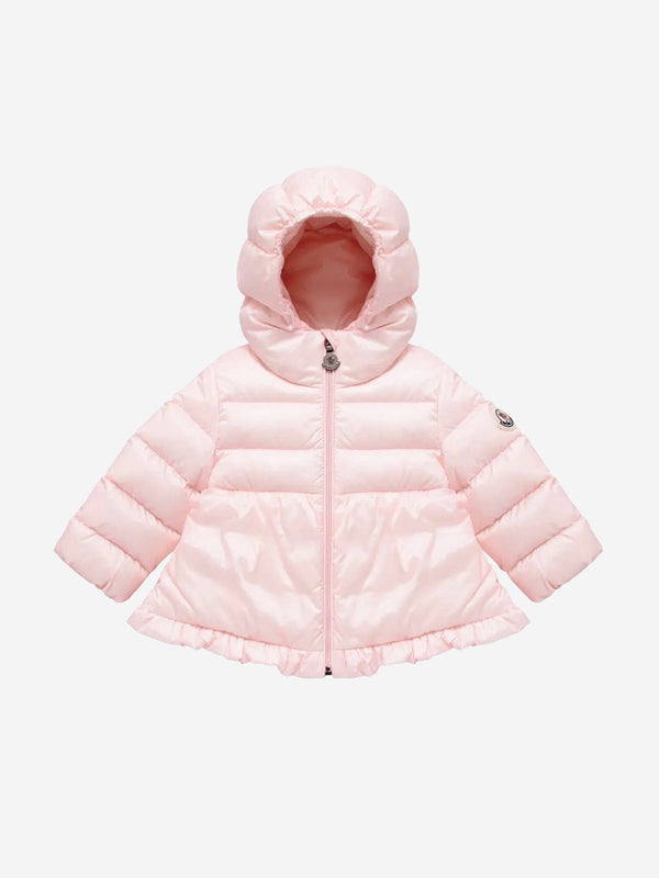 Moncler Enfant Baby Girls Down Padded Odile Jacket in Pink