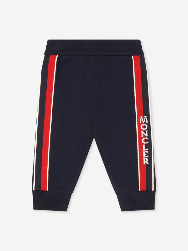 Moncler Enfant Baby Boys Logo Joggers in Navy