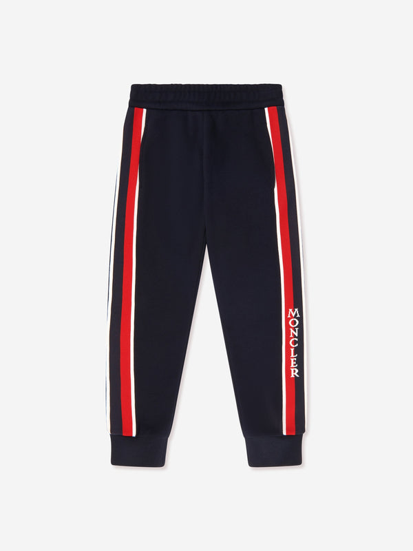 Moncler Enfant Boys Logo Joggers in Navy