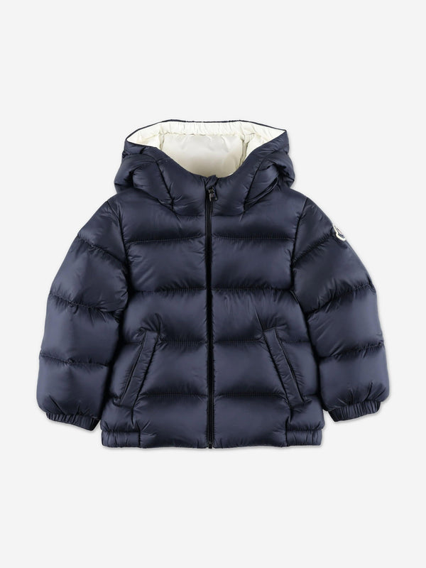 Moncler Enfant Baby Boys Down Padded New Macaire Jacket in Navy