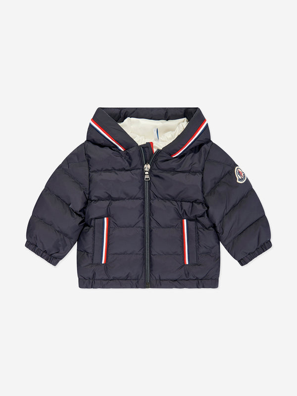 Moncler Enfant Baby Boys Down Padded Merary Jacket in Navy