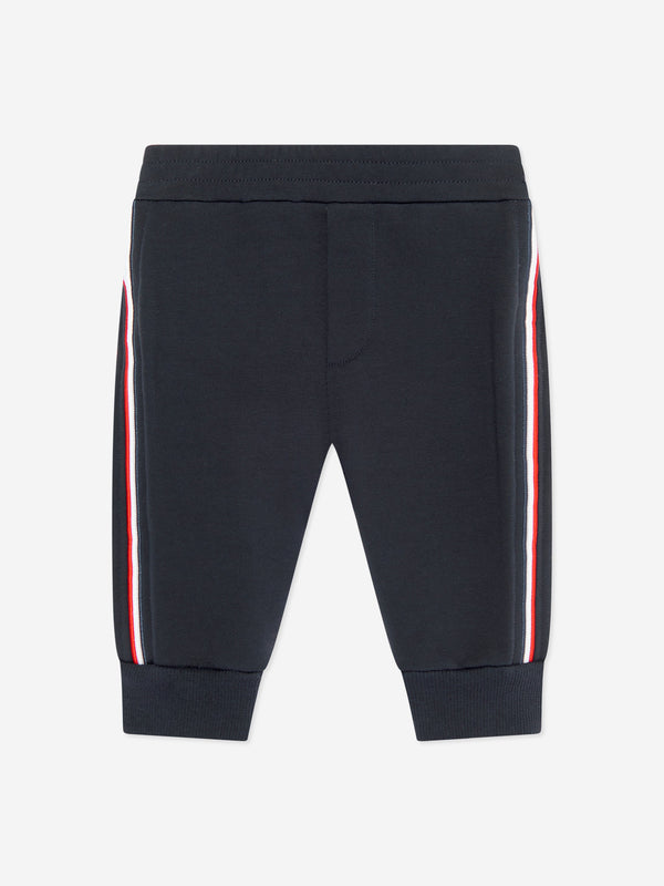 Moncler Enfant Baby Boys Tricolour Joggers in Navy