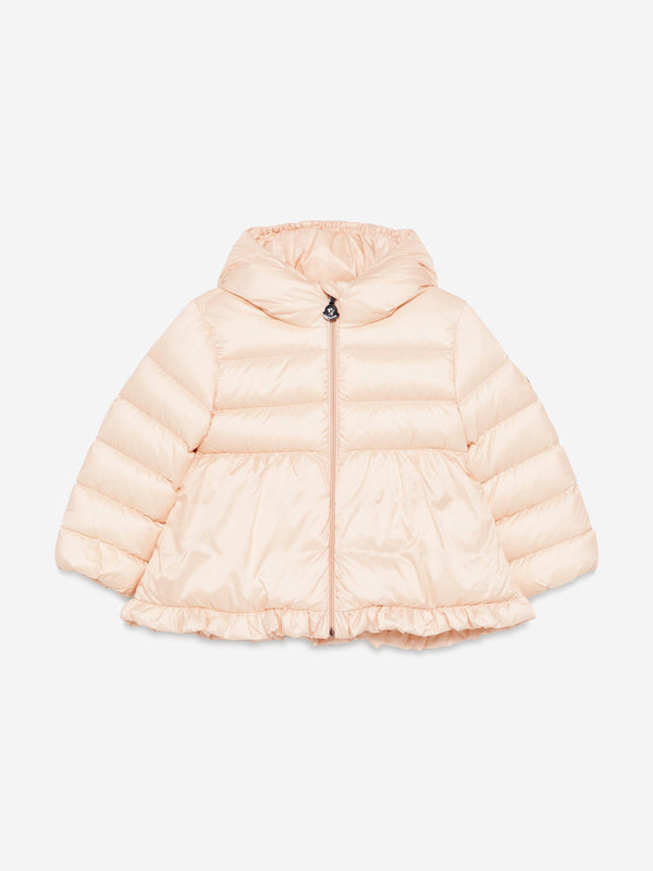 Moncler Enfant Baby Girls Down Padded Odile Jacket in Pink