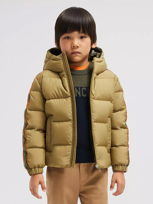 Moncler Enfant Boys Down Padded Benton Jacket in Green