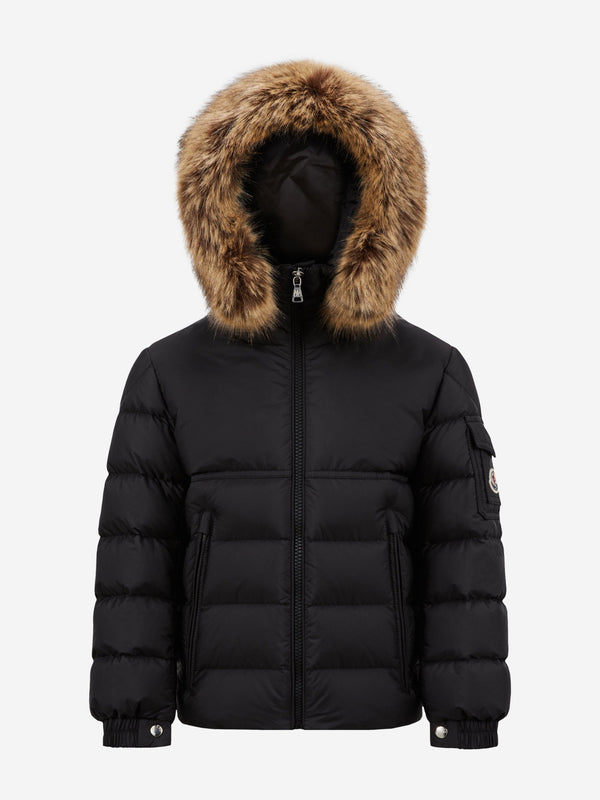 Moncler Enfant Boys Down Padded New Byron Jacket in Black