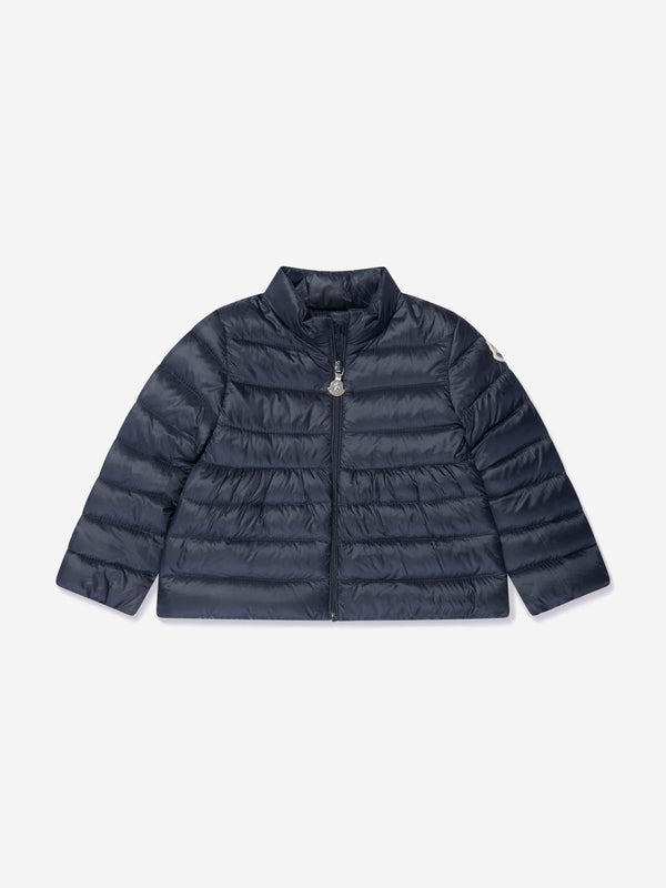 Moncler Enfant Baby Girls Down Padded Joelle Jacket in Navy