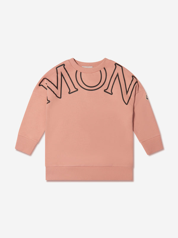 Moncler Enfant Girls Logo Print Sweater Dress