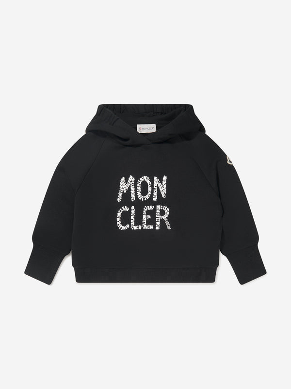 Moncler Enfant Girls Logo Print Overhead Hoodie