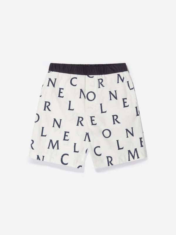 Moncler Enfant Boys Logo Print Shorts