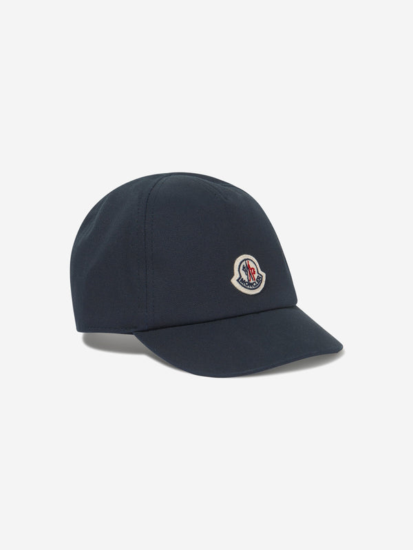 Moncler Enfant Baby Boys Logo Cap in Navy