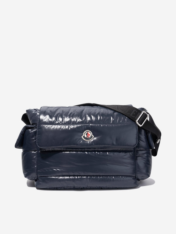 Moncler Enfant Baby Padded Changing Bag in Navy (39cm)