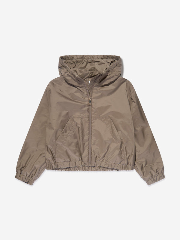 Moncler Enfant Girls Prague Jacket in Brown