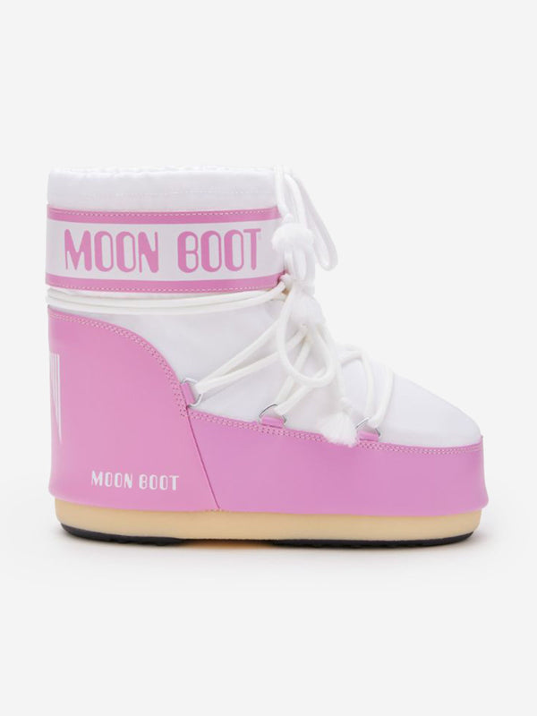 Moon Boot Girls Icon Low Boots in Pink