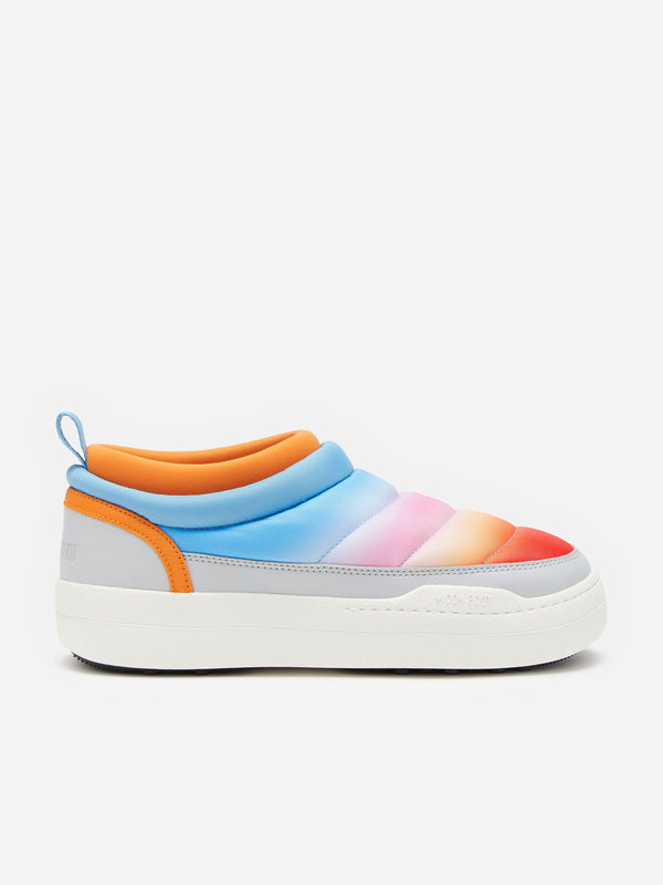 Moon Boot Girls Park Soft Sunrise Shoes in Multicolour