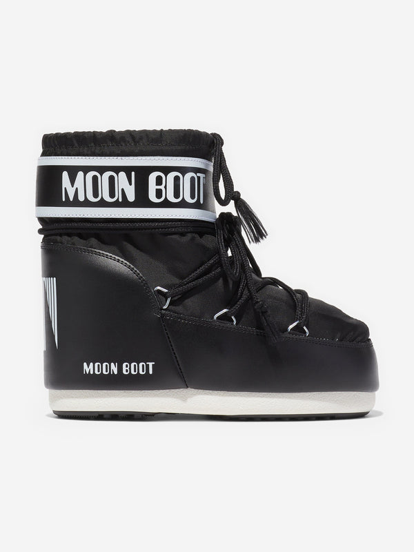 Moon Boot Kids Icon Low Boots in Black