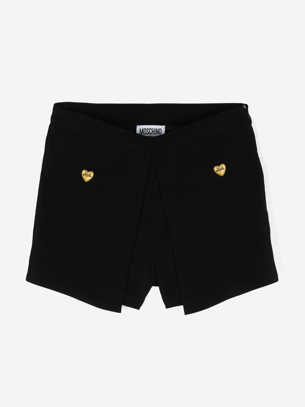 Moschino Girls Skort in Black