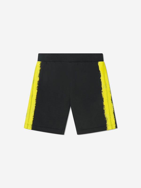 Moschino Boys Logo Print Shorts in Black