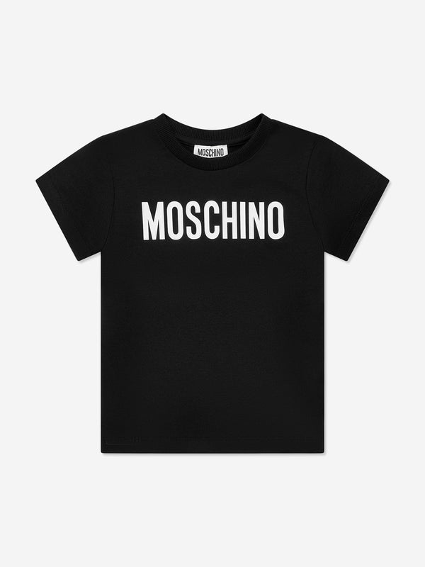 Moschino Kids Logo T-Shirt in Black