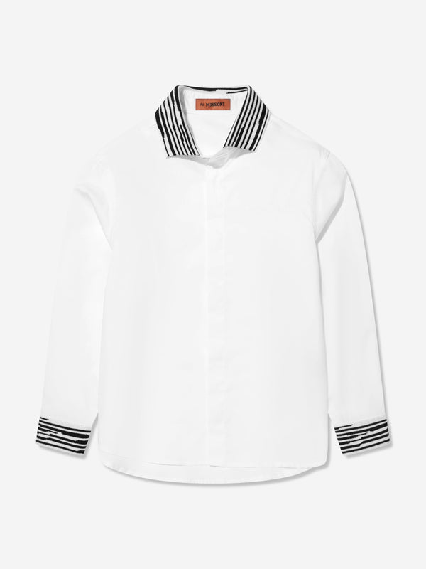 Missoni Boys Branded Shirt in White