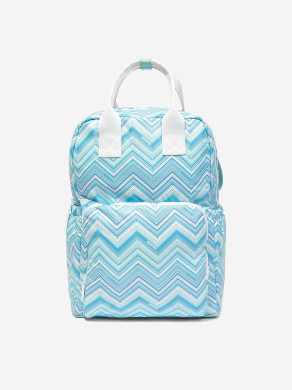 Missoni Baby Boys Zigzag Backpack Changing Bag in Blue (40cm)