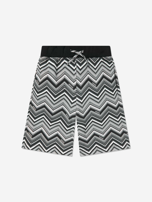 Missoni Boys Zigzag Shorts in Black