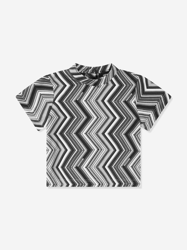 Missoni Baby Boys Zigzag T-Shirt in Black