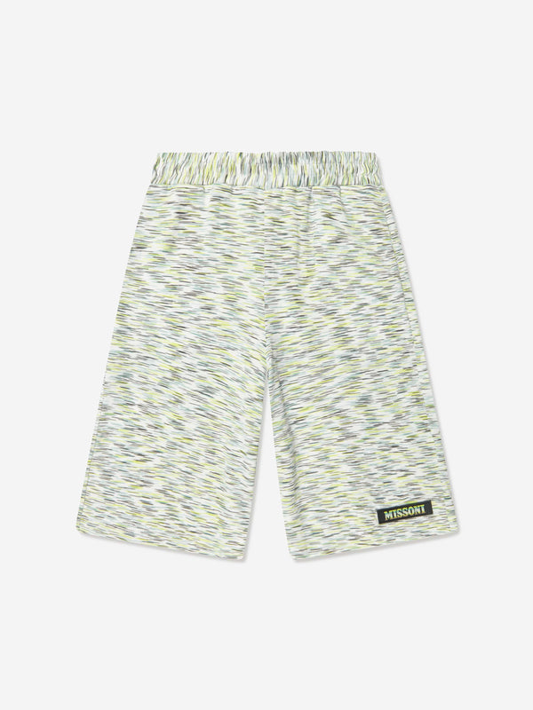 Missoni Boys Space Dye Shorts in Green